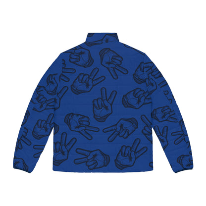 Tiny Tee Golf Print Puffer Jacket