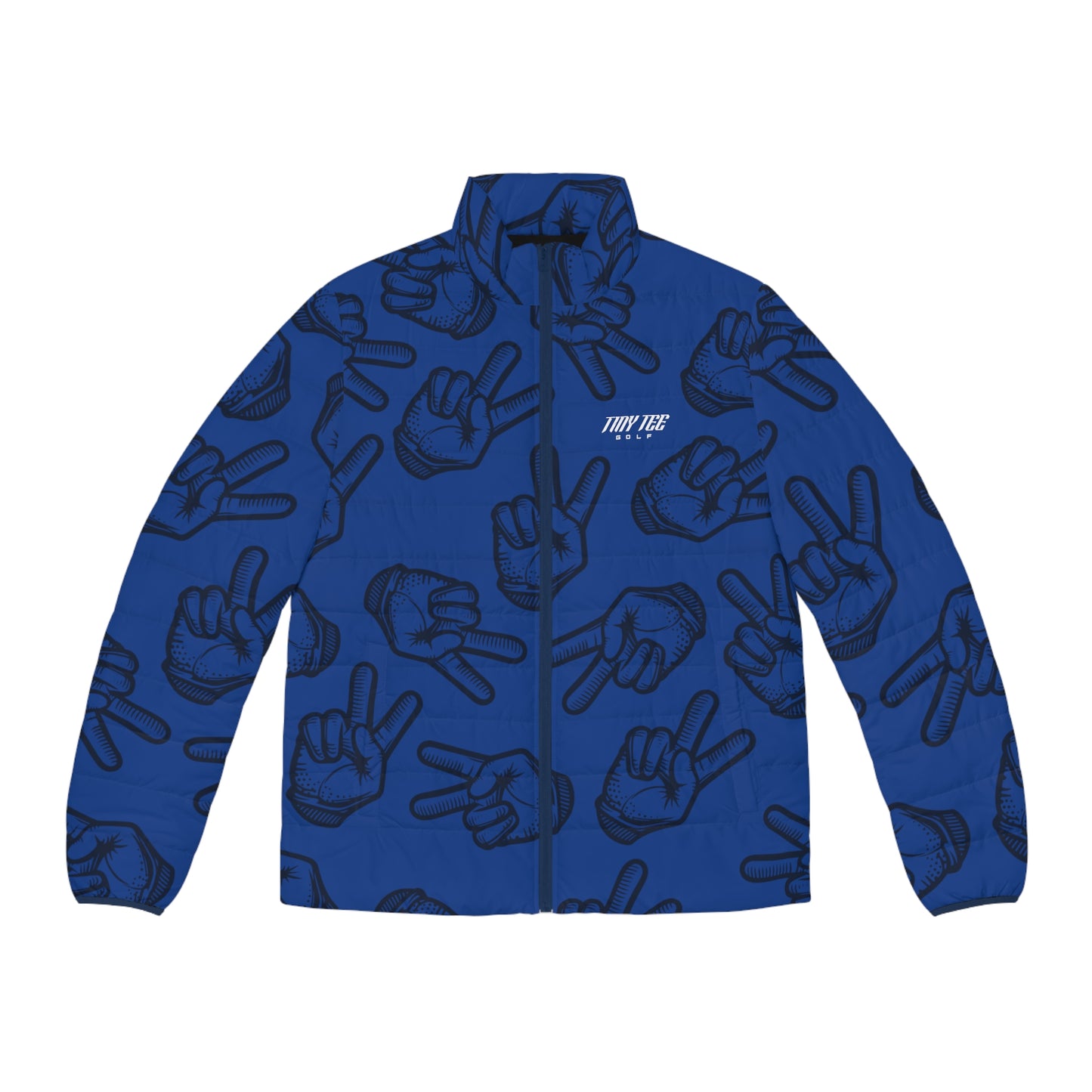 Tiny Tee Golf Print Puffer Jacket