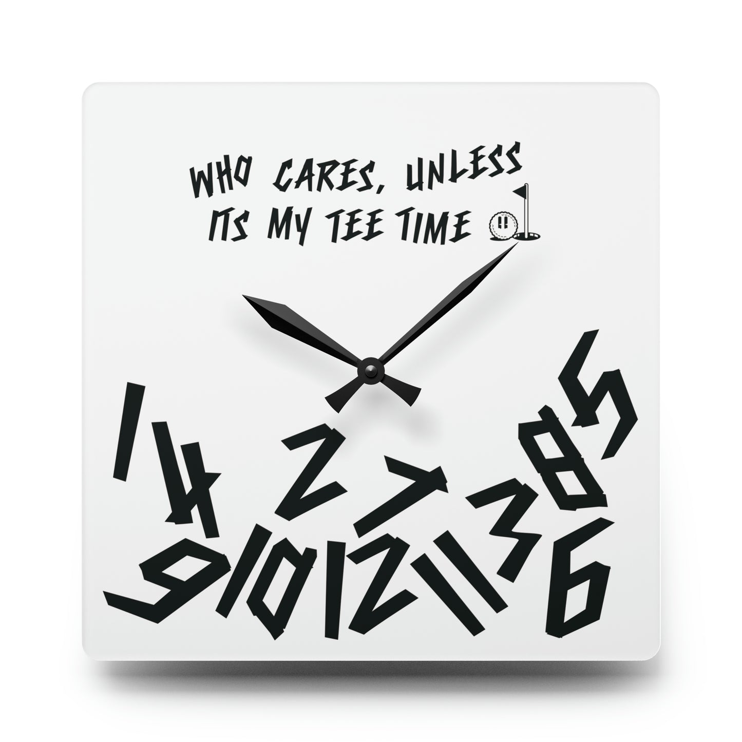 Tee Time Wall Clock