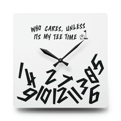 Tee Time Wall Clock