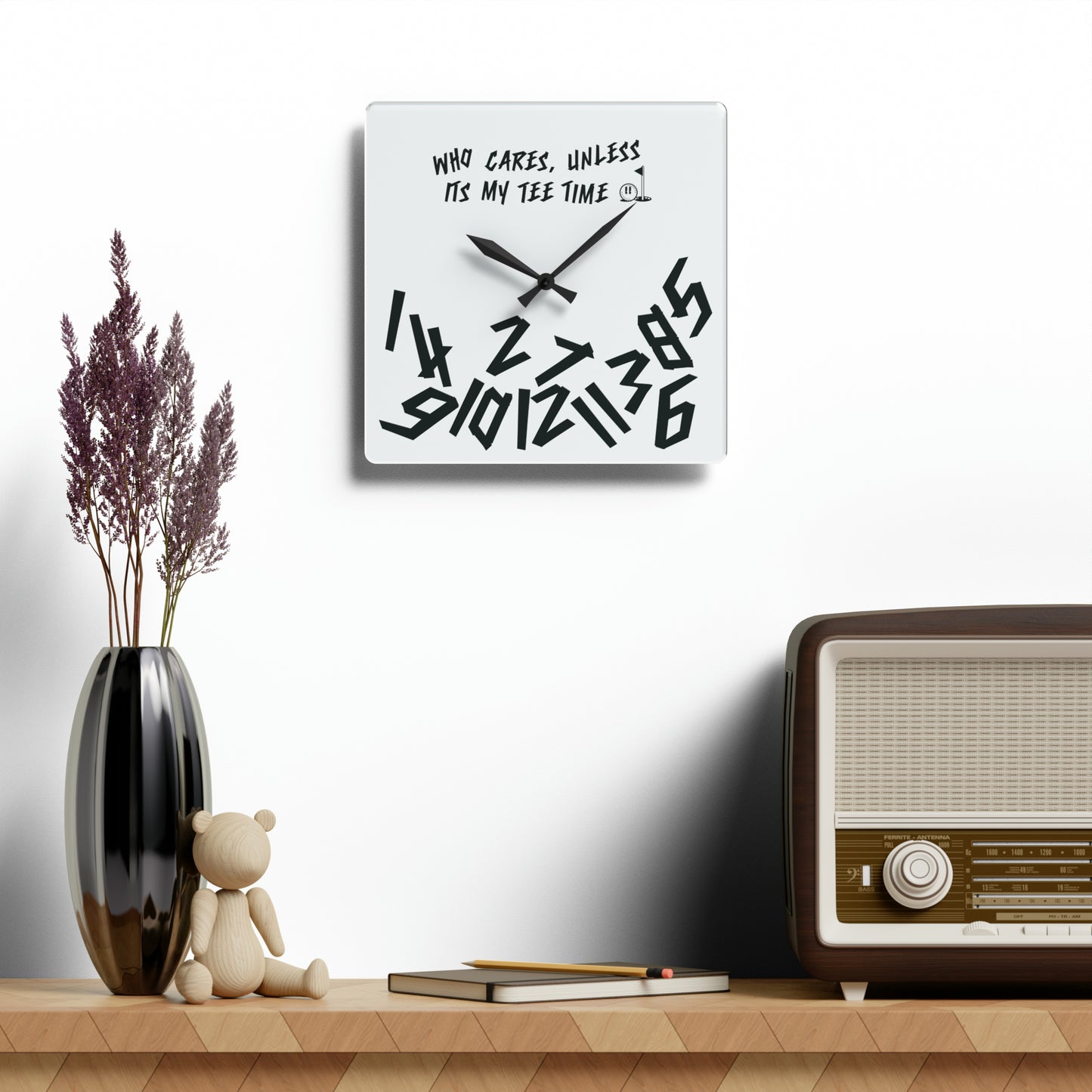 Tee Time Wall Clock